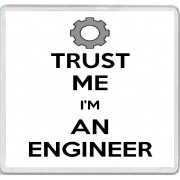 Trust Me I'm an Engineer - Large Coaster
