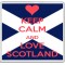 Keep Calm and Love Scotland - Large Coaster