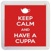 Keep Calm and Have a Cuppa - Small Coaster