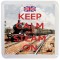 Keep Calm and Steam On - Small Coaster