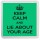 Keep Calm and Lie about Your Age - Small Coaster