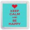Keep Calm and Be Happy - Small Coaster