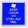 Keep Calm and Ctrl Alt Del - Small Coaster