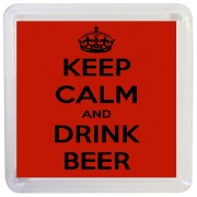 Keep Calm and Drink Beer - Small Coaster