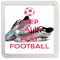 Keep Calm and Play Football - Small Coaster