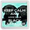 Keep Calm and Love Your Black Labrador - Small Coaster