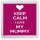 Keep Calm I Love My Mummy - Small Coaster