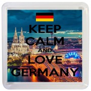 Keep Calm and Love Germany - Small Coaster