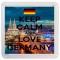 Keep Calm and Love Germany - Small Coaster