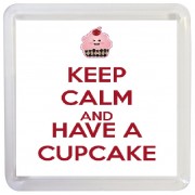 Keep Calm and Have a Cupcake - Small Coaster
