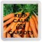 Keep Calm and Eat Carrots - Small Coaster