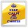 Keep Calm and Eat Cheese - Small Coaster