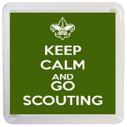 Keep Calm and Go Scouting - Small Coaster