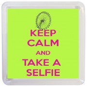 Keep Calm and Take a Selfie - Small Coaster
