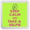 Keep Calm and Take a Selfie - Small Coaster
