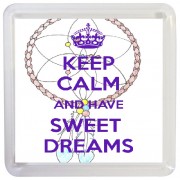 Keep Calm and Sweet Dreams - Small Coaster