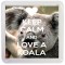 Keep Calm and Love a Koala - Small Coaster