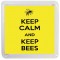Keep Calm and Keep Bees - Small Coaster