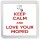Keep Calm and Love Your Moped - Small Coaster