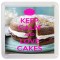 Keep Calm and Love Cakes - Small Coaster