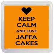 Keep Calm and Love Jaffa Cakes - Small Coaster