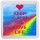 Keep Calm and Love Life - Small Coaster