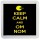 Keep Calm and Om Nom - Small Coaster