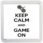 Keep Calm and Game On - Small Coaster