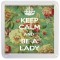 Keep Calm and Be a Lady - Small Coaster