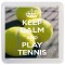 Keep Calm and Play Tennis - Small Coaster