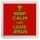 Keep Calm and Love Jesus - Small Coaster