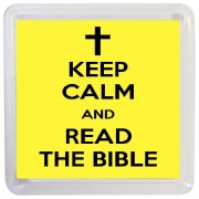 Keep Calm and Read the Bible - Small Coaster