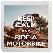 Keep Calm and Ride a Motorbike - Small Coaster