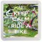 Keep Calm and Ride a Bike - Small Coaster