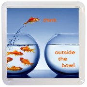 Think Outside the Bowl - Small Coaster