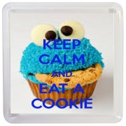 Keep Calm and Eat A Cookie - Small Coaster