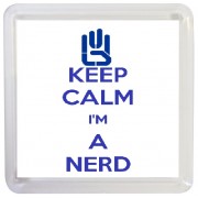 Keep Calm I'm a Nerd - Small Coaster