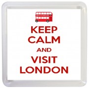 Keep Calm and Visit London - Small Coaster