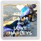 Keep Calm and Love Harleys - Small Coaster