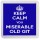 Keep Calm You Miserable Old Git - Small Coaster