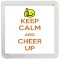 Keep Calm and Cheer Up - Small Coaster