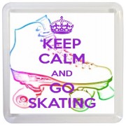 Keep Calm and Go Skating - Small Coaster