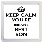Keep Calm You're Britain's Best Son - Small Coaster