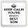 Keep Calm You're Britain's Best Son - Small Coaster