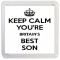 Keep Calm You're Britain's Best Son - Small Coaster