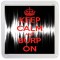 Keep Calm and Burp On - Keyring - Small Coaster