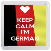 Keep Calm I'm German - Small Coaster