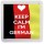 Keep Calm I'm German - Small Coaster
