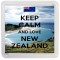 Keep Calm and Love New Zealand - Small Coaster