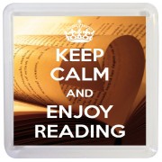 Keep Calm and Enjoy Reading - Small Coaster